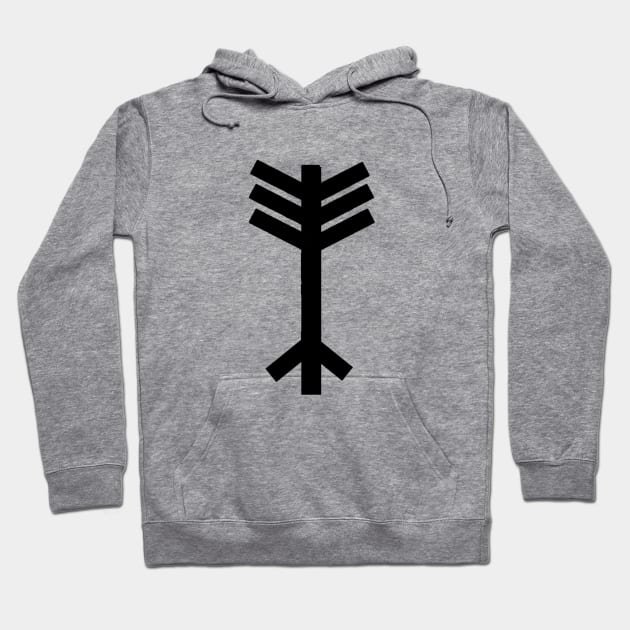 The Dragon Tree Rune Hoodie by DreMagiO